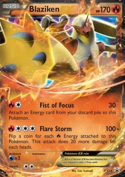 Blaziken EX XY54 — XY Promos (English Pokémon TCG card)