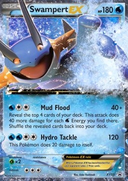 Swampert EX XY55 — XY Promos (English Pokémon TCG card)