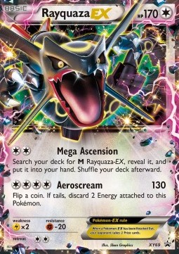 Rayquaza EX XY69 — XY Promos (English Pokémon TCG card)