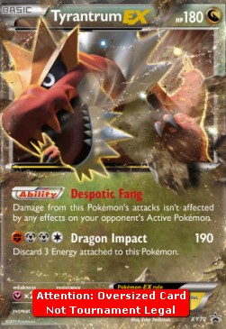 Tyrantrum EX XY70 — XY Promos (English Pokémon TCG card)