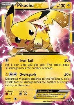 Pikachu EX XY84 — XY Promos (English Pokémon TCG card)