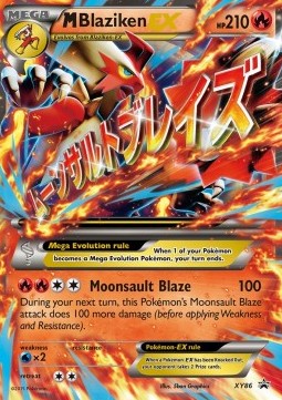 M Blaziken-EX XY86 — XY Promos (English Pokémon TCG card)