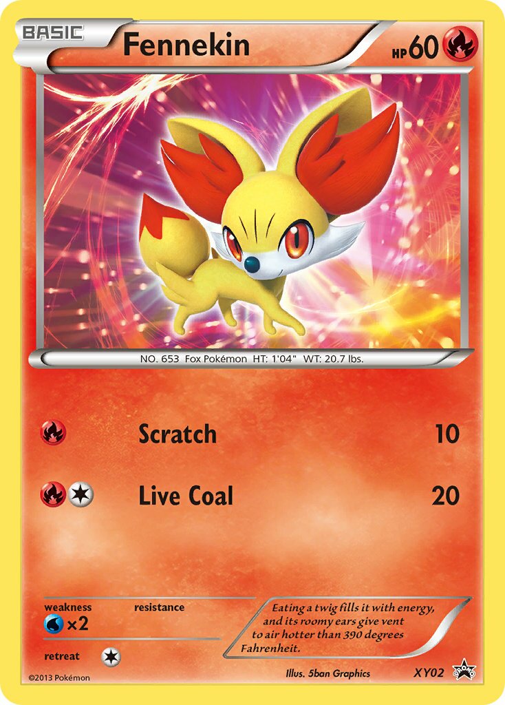 Fennekin XY02 — XY Promos (English Pokémon TCG card)