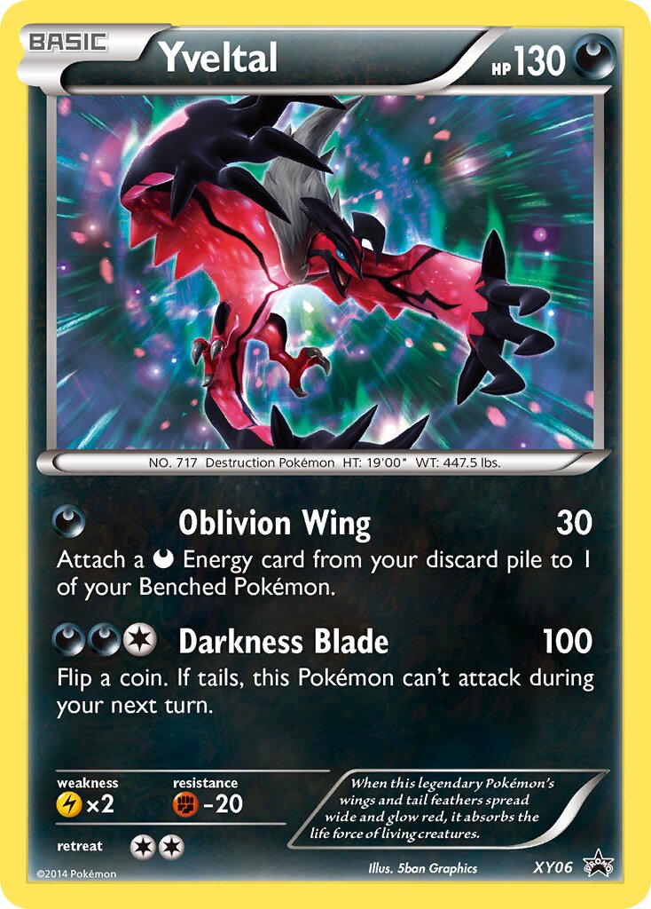 Yveltal XY06 — XY Promos (English Pokémon TCG card)