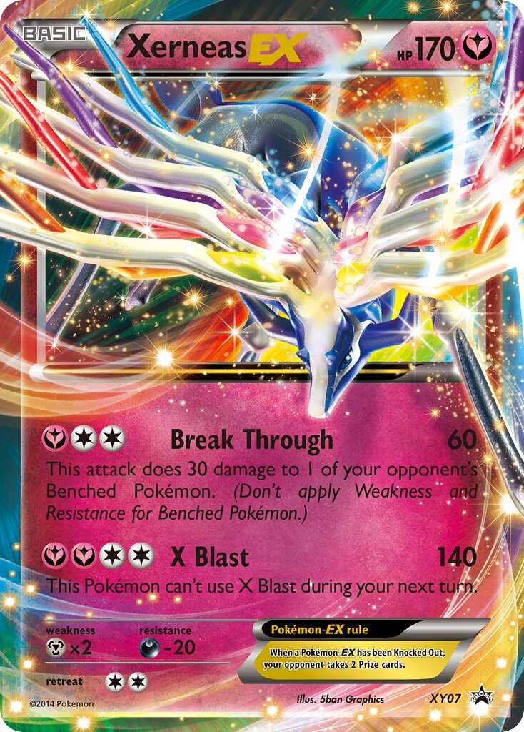 Xerneas-EX XY07 — XY Promos (English Pokémon TCG card)
