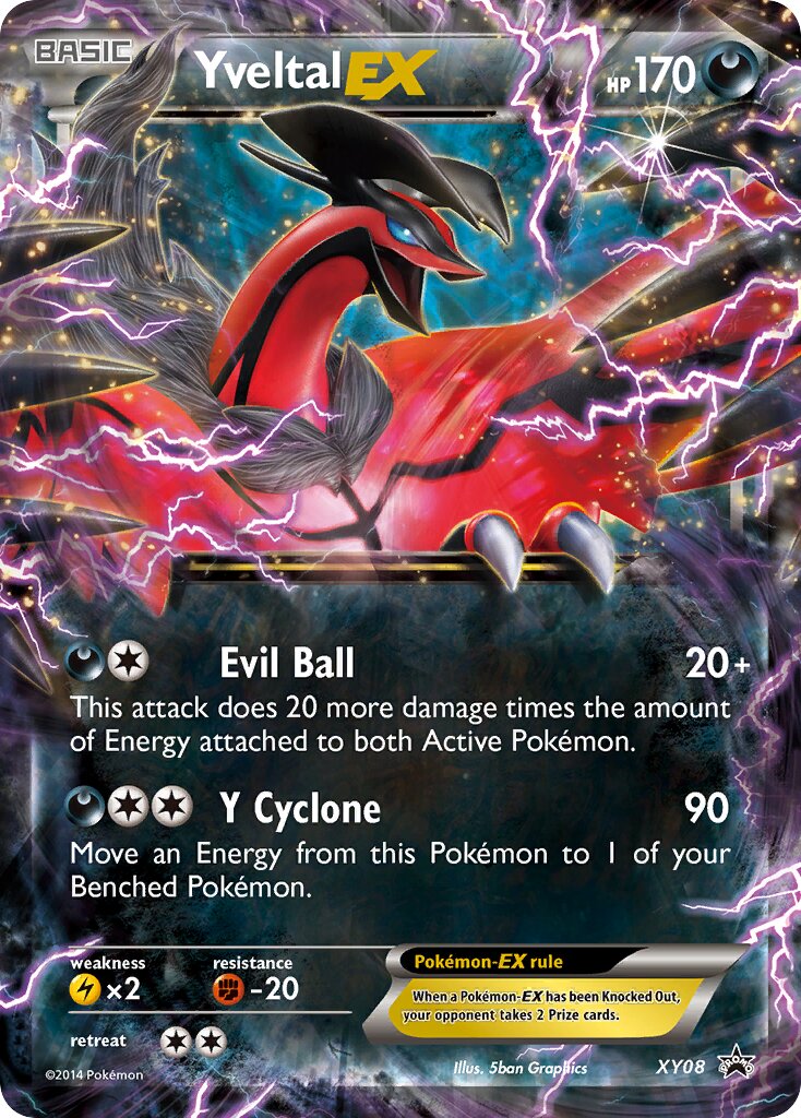Yveltal-EX XY08 — XY Promos (English Pokémon TCG card)