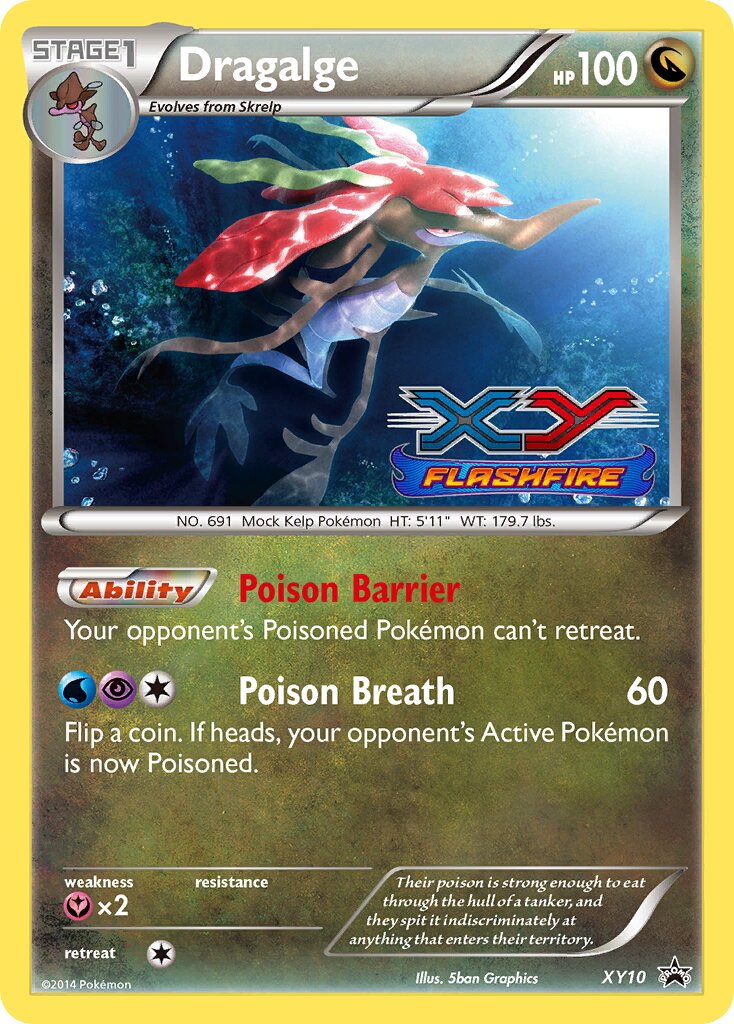 Dragalge XY10 — XY Promos (English Pokémon TCG card)