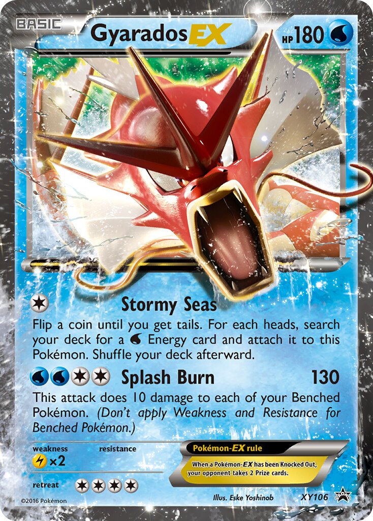 Gyarados-EX XY106 — XY Promos (English Pokémon TCG card)