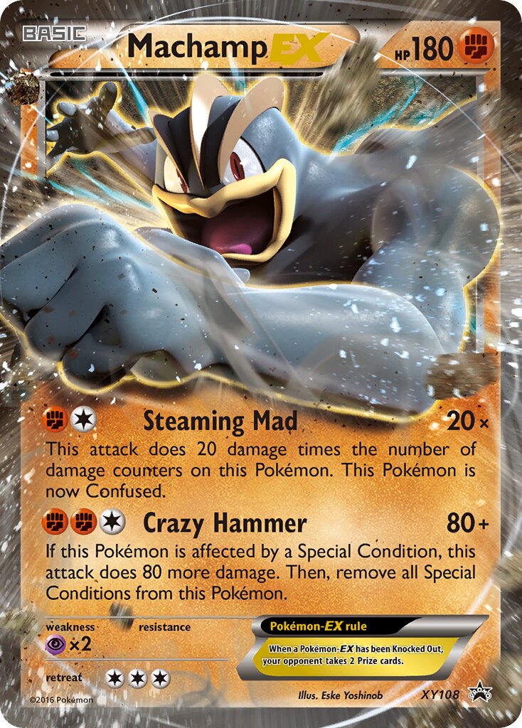Machamp-EX XY108 — XY Promos (English Pokémon TCG card)