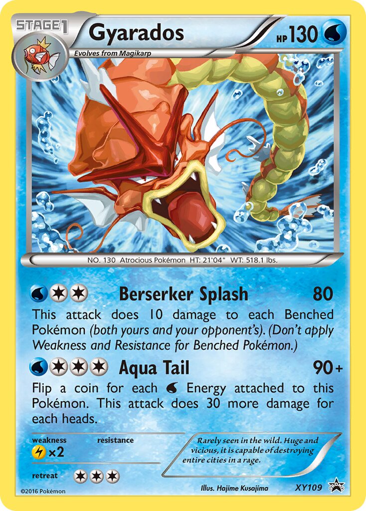 Gyarados XY109 — XY Promos (English Pokémon TCG card)