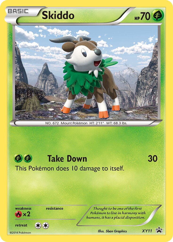 Skiddo XY11 — XY Promos (English Pokémon TCG card)