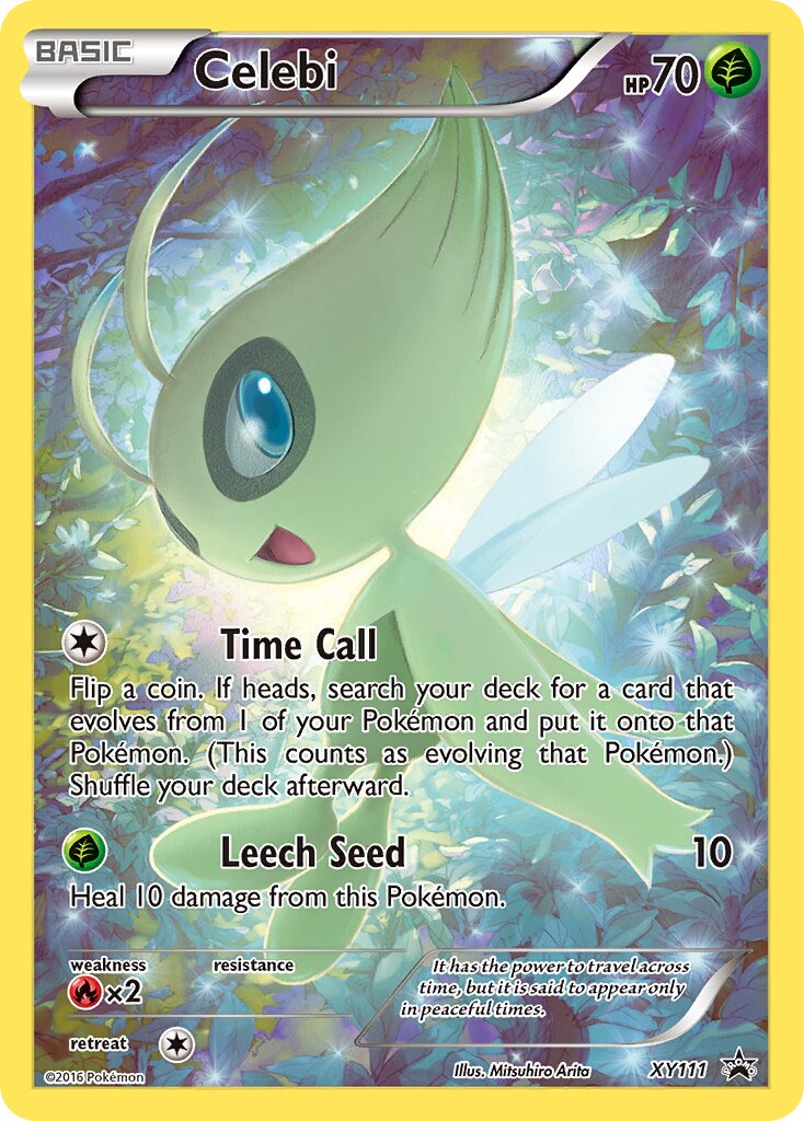 Celebi XY111 — XY Promos (English Pokémon TCG card)