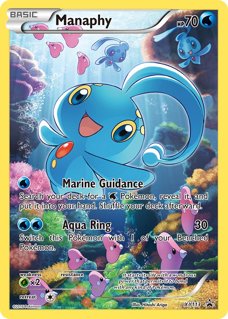 Manaphy XY113 — XY Promos (English Pokémon TCG card)