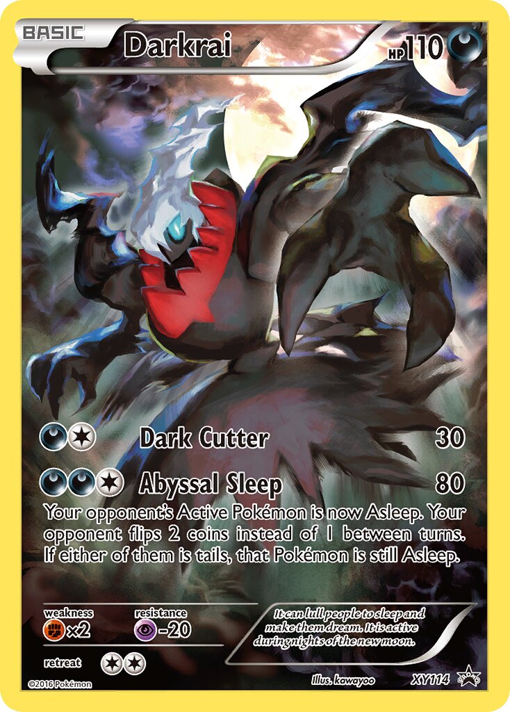 Darkrai XY114 — XY Promos (English Pokémon TCG card)
