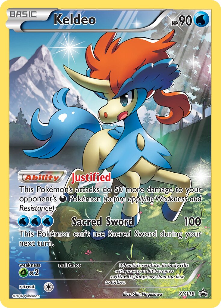 Keldeo XY118 — XY Promos (English Pokémon TCG card)