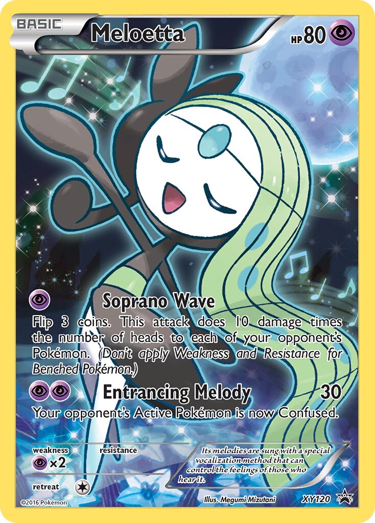 Meloetta XY120 — XY Promos (English Pokémon TCG card)