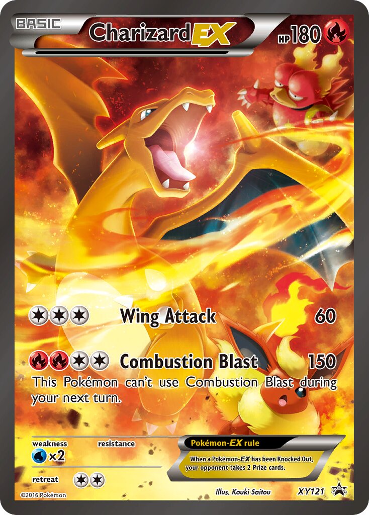 Charizard-EX XY121 — XY Promos (English Pokémon TCG card)