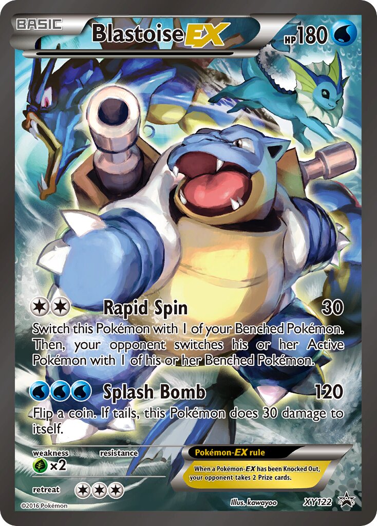 Blastoise-EX XY122 — XY Promos (English Pokémon TCG card)