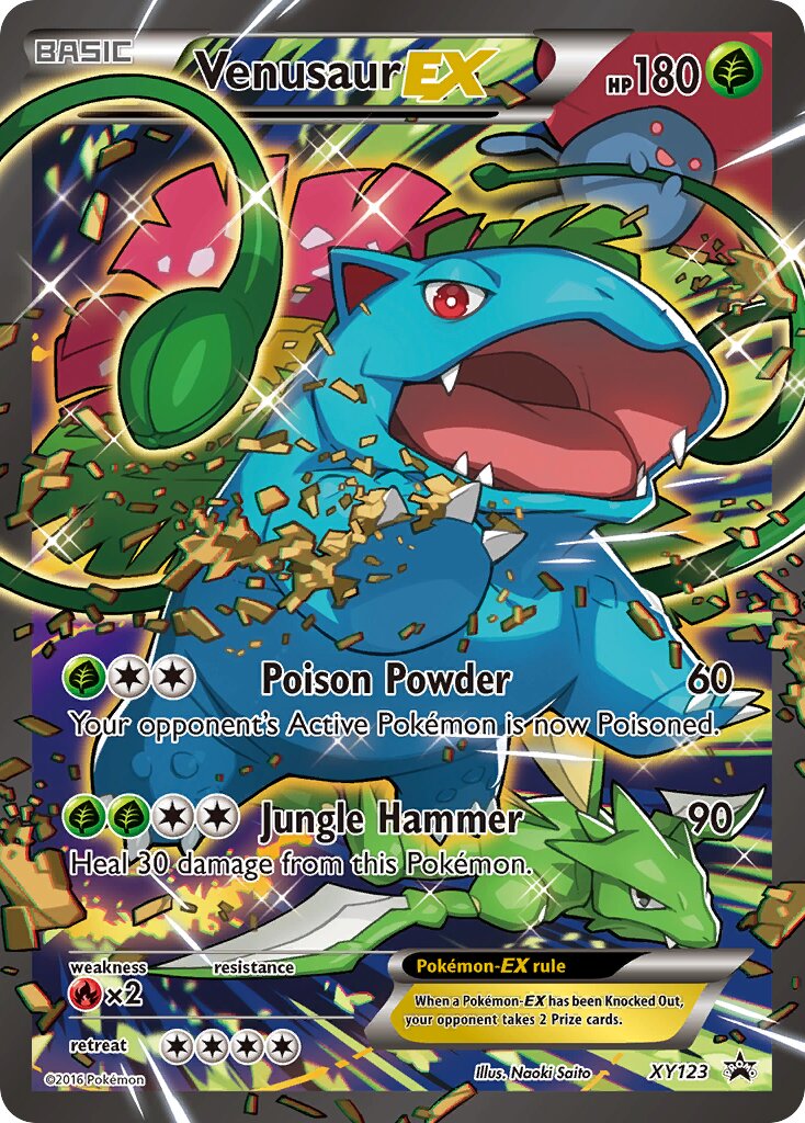 Venusaur-EX XY123 — XY Promos (English Pokémon TCG card)
