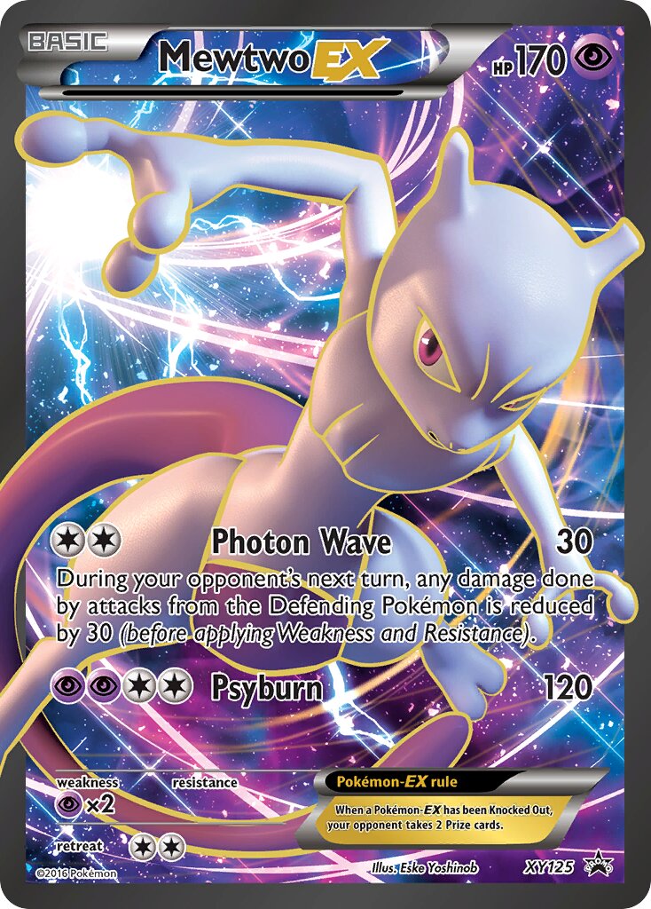 Mewtwo-EX XY125 — XY Promos (English Pokémon TCG card)