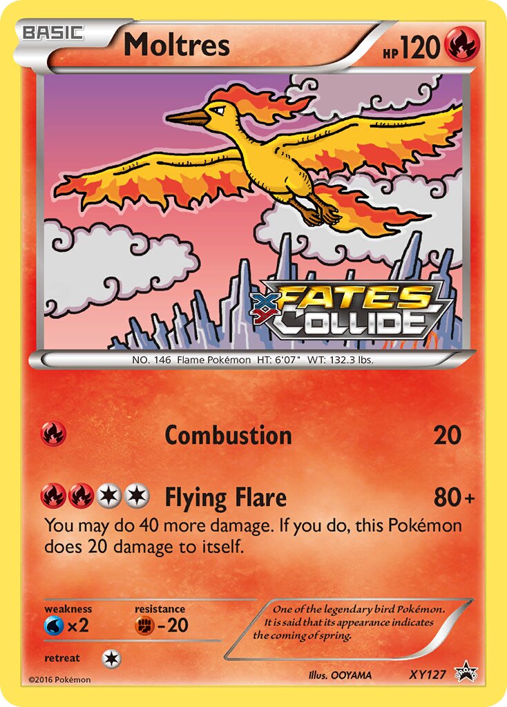 Moltres XY127 — XY Promos (English Pokémon TCG card)