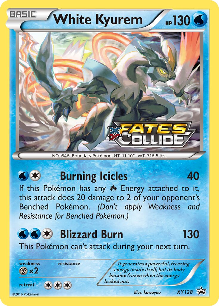 White Kyurem XY128 — XY Promos (English Pokémon TCG card)