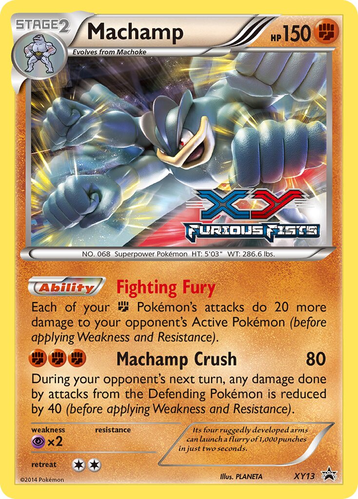 Machamp XY13 — XY Promos (English Pokémon TCG card)