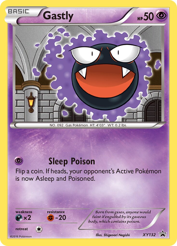 Gastly XY132 — XY Promos (English Pokémon TCG card)