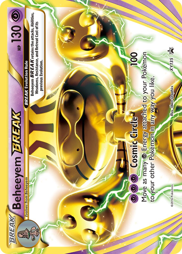 Beheeyem BREAK XY135 — XY Promos (English Pokémon TCG card)