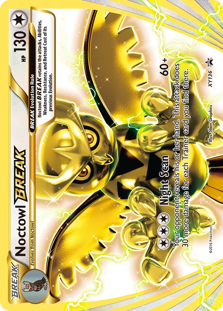 Noctowl BREAK XY136 — XY Promos (English Pokémon TCG card)