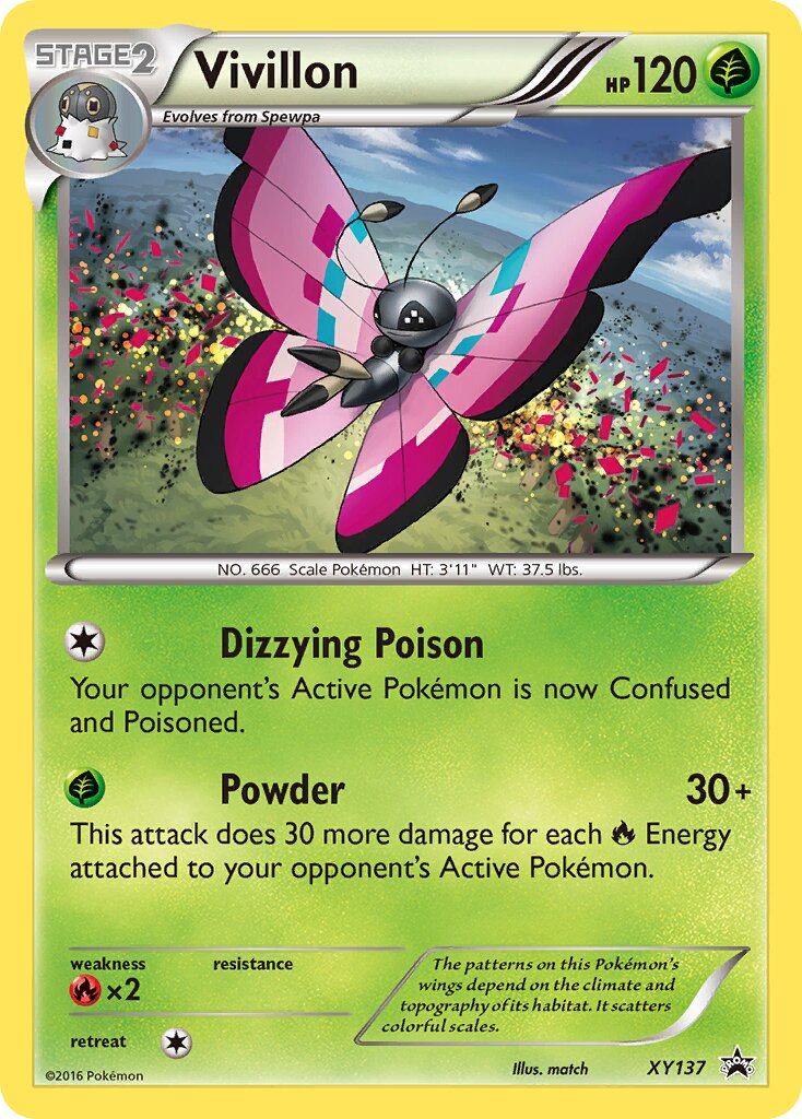 Vivillon XY137 — XY Promos (English Pokémon TCG card)