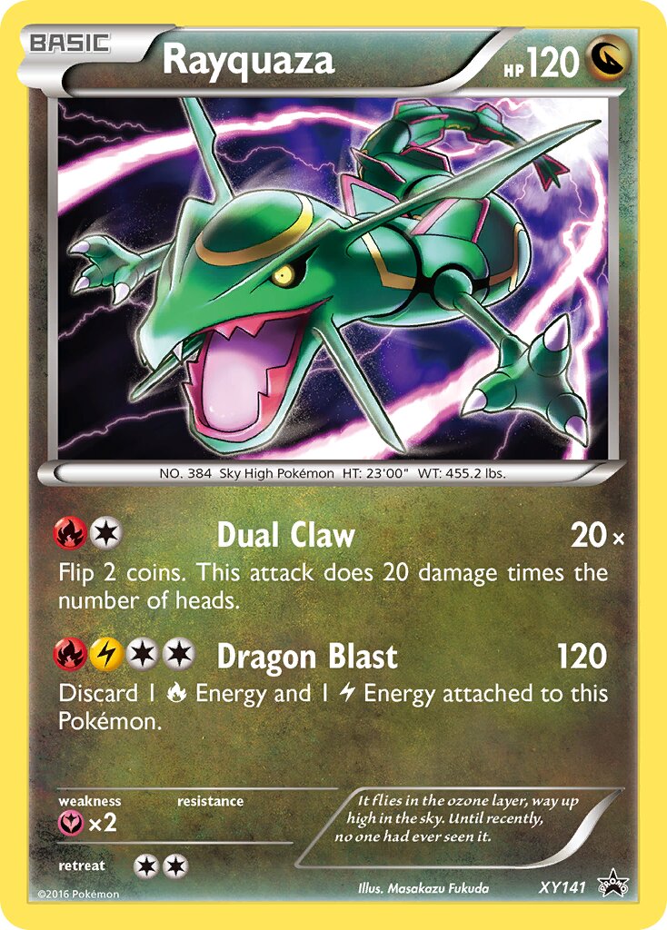 Rayquaza XY141 — XY Promos (English Pokémon TCG card)