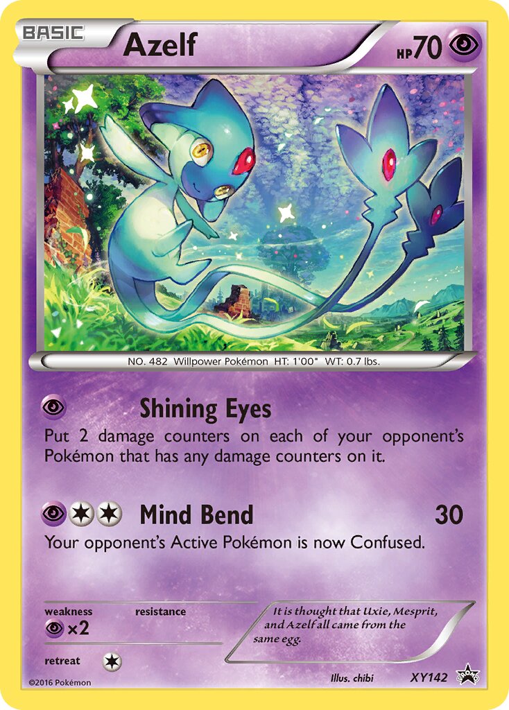 Azelf XY142 — XY Promos (English Pokémon TCG card)