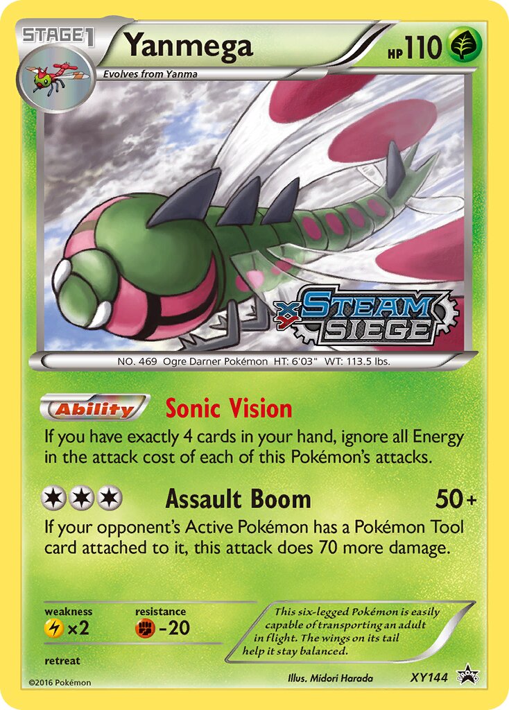 Yanmega XY144 — XY Promos (English Pokémon TCG card)