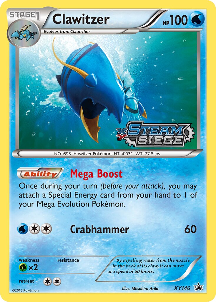 Clawitzer XY146 — XY Promos (English Pokémon TCG card)