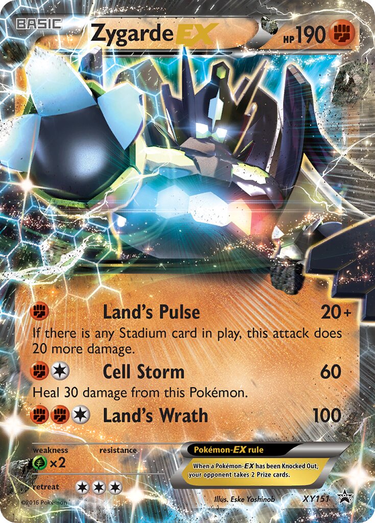 Zygarde-EX XY151 — XY Promos (English Pokémon TCG card)