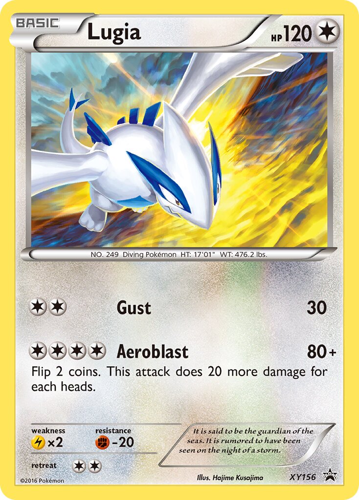 Lugia XY156 — XY Promos (English Pokémon TCG card)