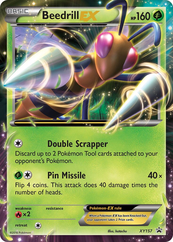 Beedrill-EX XY157 — XY Promos (English Pokémon TCG card)
