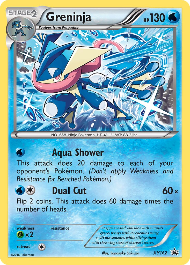 Greninja XY162 — XY Promos (English Pokémon TCG card)