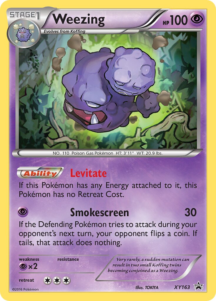 Weezing XY163 — XY Promos (English Pokémon TCG card)