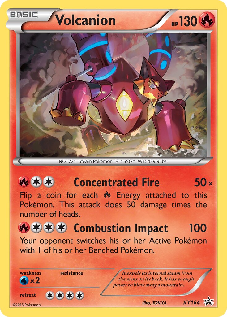 Volcanion XY164 — XY Promos (English Pokémon TCG card)