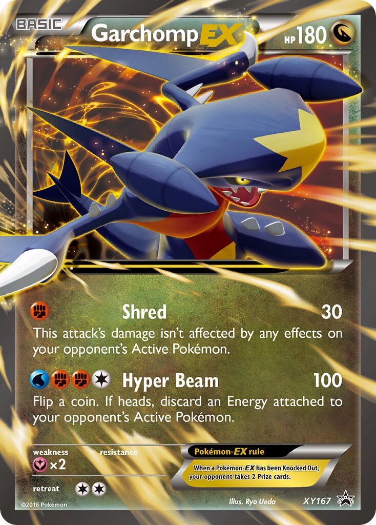 Garchomp-EX XY167 — XY Promos (English Pokémon TCG card)