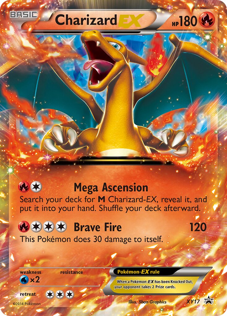Charizard-EX XY17 — XY Promos (English Pokémon TCG card)