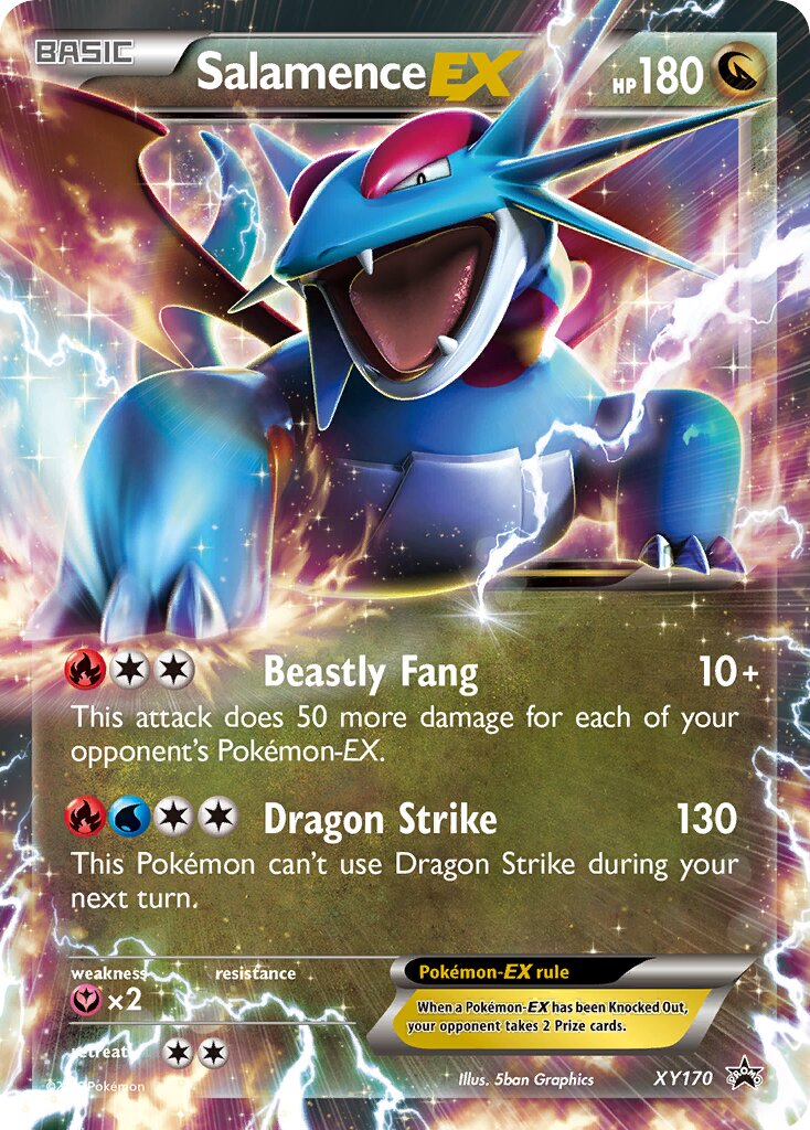 Salamence-EX XY170 — XY Promos (English Pokémon TCG card)
