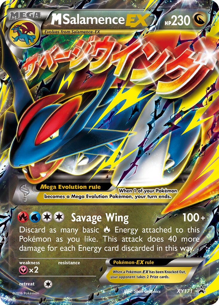M Salamence-EX XY171 — XY Promos (English Pokémon TCG card)