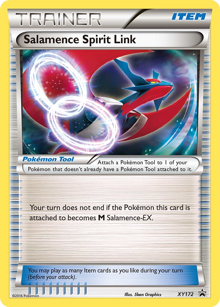 Salamence Spirit Link XY172 — XY Promos (English Pokémon TCG card)