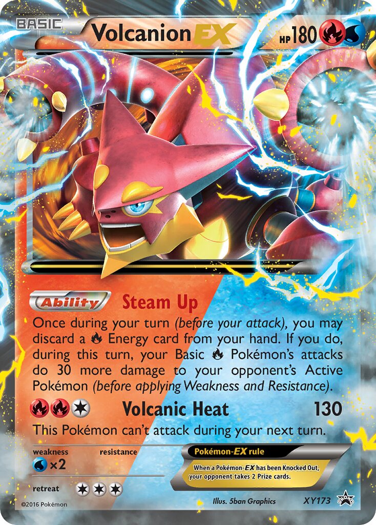 Volcanion-EX XY173 — XY Promos (English Pokémon TCG card)