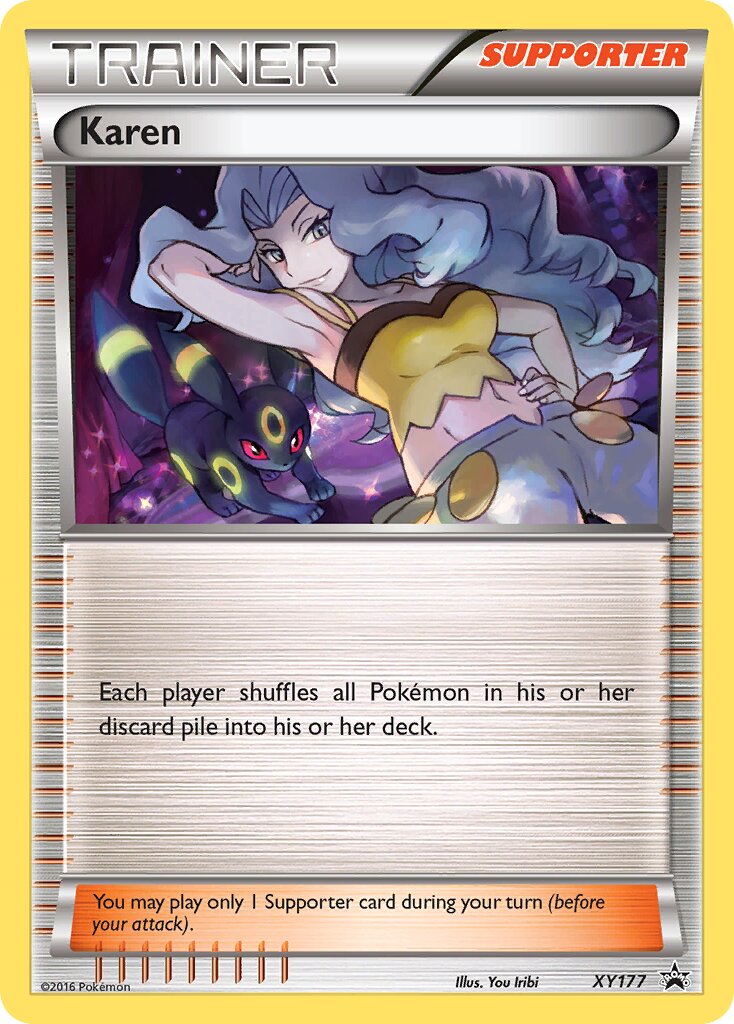 Karen XY177 — XY Promos (English Pokémon TCG card)