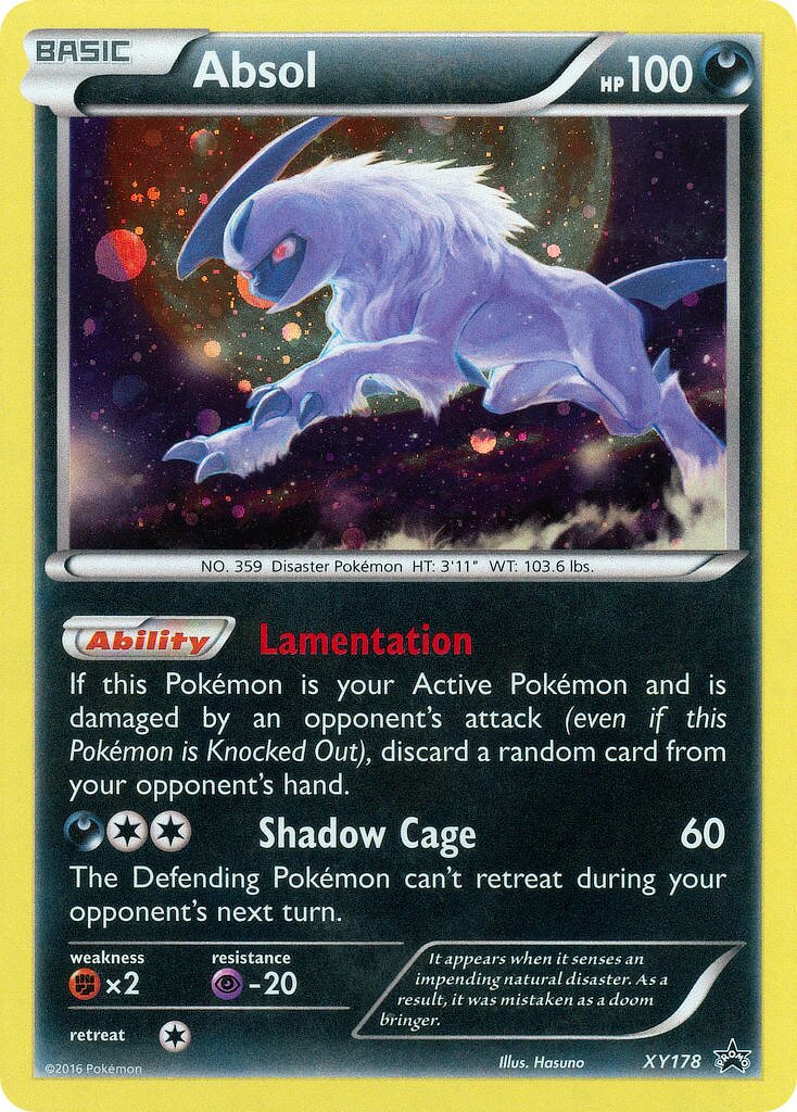 Absol XY178 — XY Promos (English Pokémon TCG card)