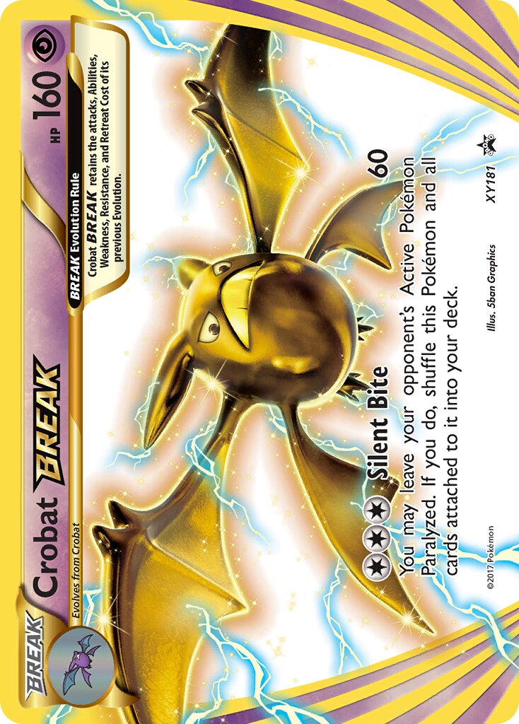 Crobat BREAK XY181 — XY Promos (English Pokémon TCG card)